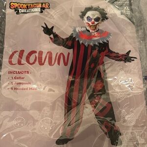 Spooktacular Creations Kids Clown Costume - Red and Black